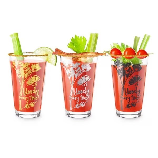 Clear Glass Drinking Glass Set, Final Touch, Mfr#: GG5203